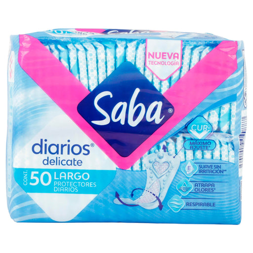 Protectores Diarios Saba Largo Con 50 - WeCare Pharma