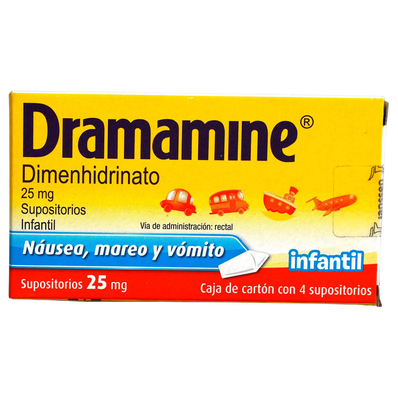 Dramamine Sup 25Mg Con 4 (Dimenhinidrato) - WeCare Pharma