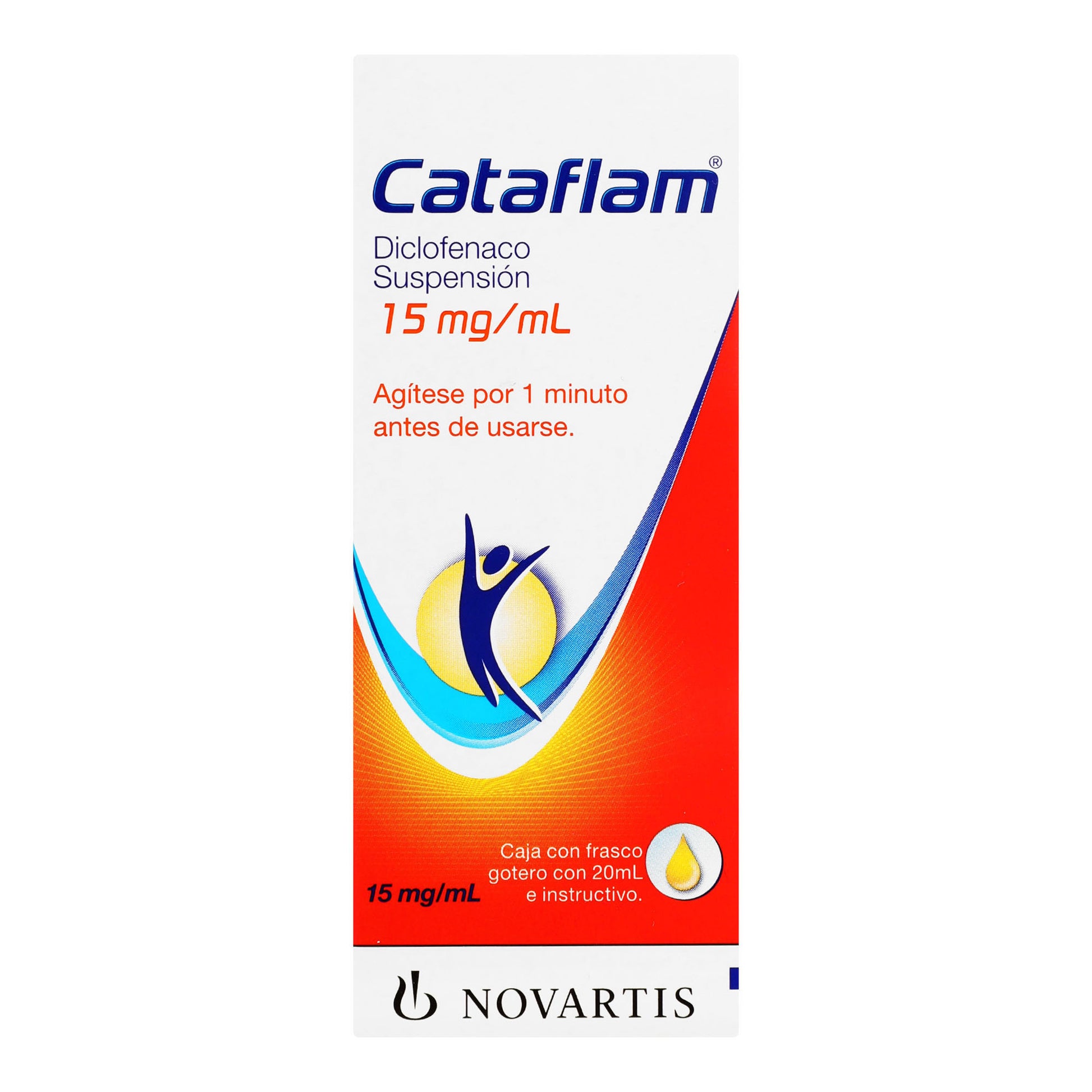 Cataflam Suspensión 15Mg/Ml 20Ml (Diclofenaco) 1 - 7501094911089