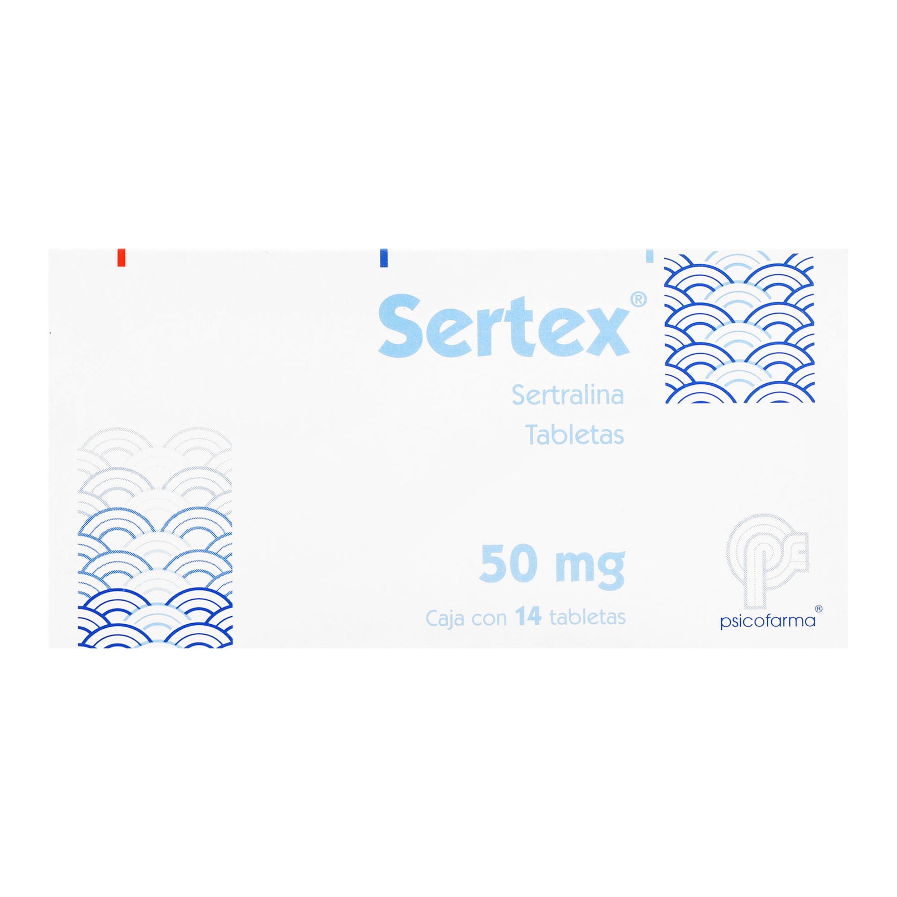 Sertex 50Mg Con 14 Tabletas (Sertralina) 1 - 7501384504823