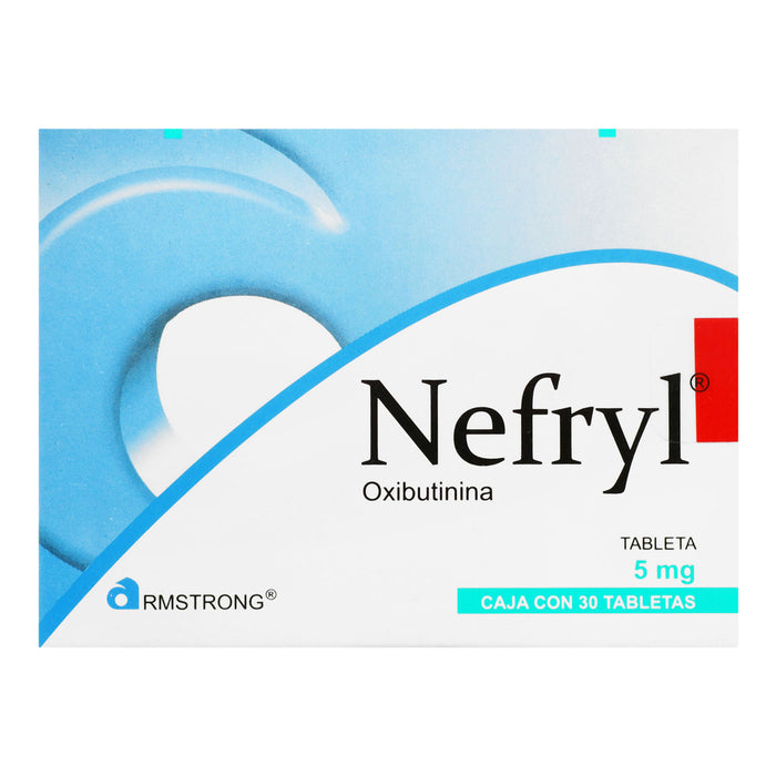 Nefryl 5Mg Con 30 Tabletas (Oxibutinina) 1 - 7501089809131