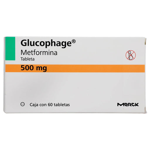 Glucophage 500Mg Con 60 Tabletas (Metformina) - WeCare Pharma