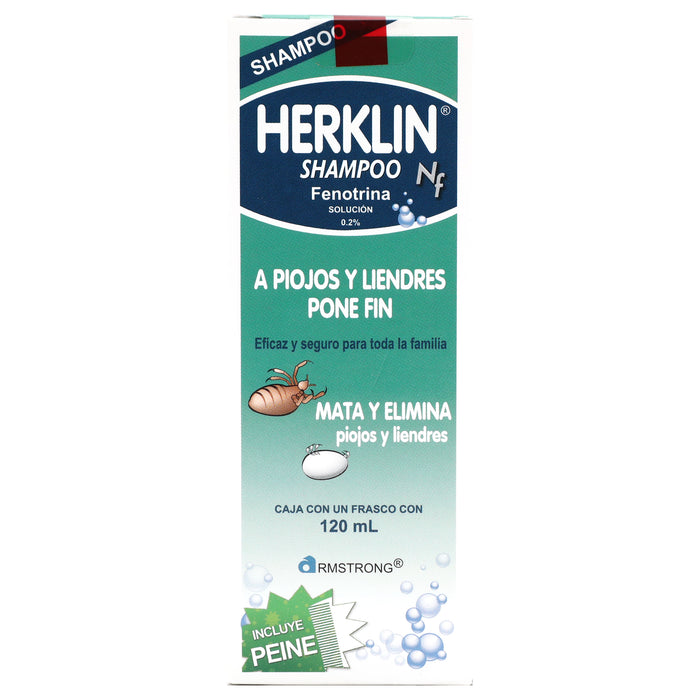 Herklin Shampoo Pediculicida 120Ml 1 - 7501089810038