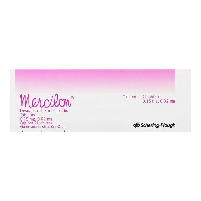 Mercilon 0.15Mg/0.02Mg Con 21 Tabletas (Desogestrel/Etinilestradiol) - WeCare Pharma