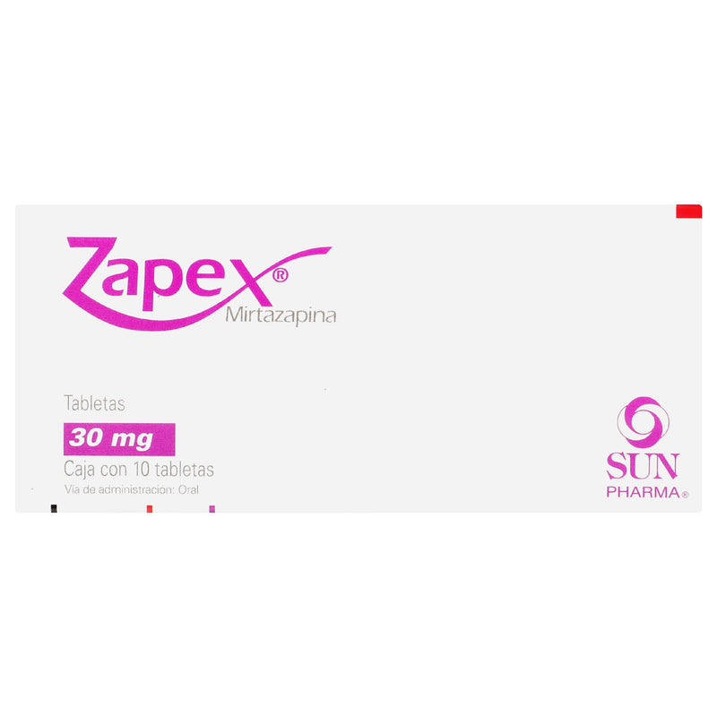 Zapex 30Mg Con 10 Tabletas (Mirtazapina) - WeCare Pharma