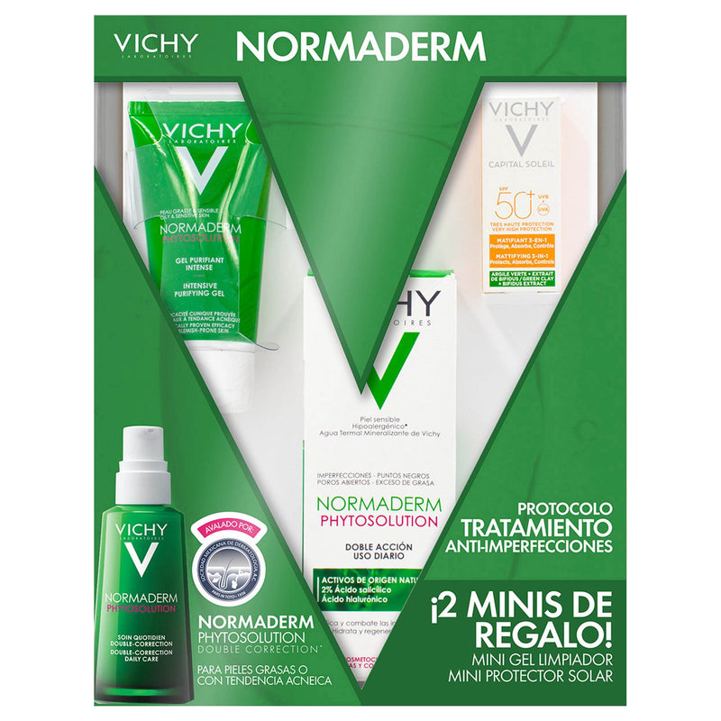 Vichy Kit Phytosolution Double Correction 50Ml+Mini Phytosolution Gel + Matificante - WeCare Pharma