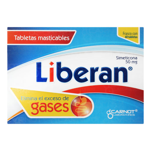 Liberan 50Mg Con 60 Tabletas (Simeticona) 1 - 7501070901080