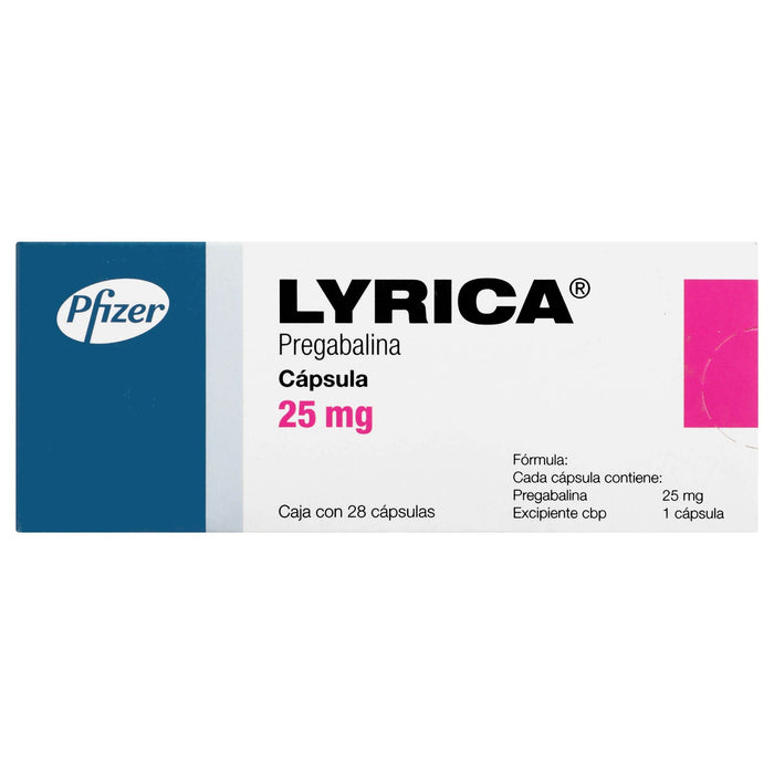 Lyrica 25Mg Con 28 Tabletas (Pregabalina) - WeCare Pharma