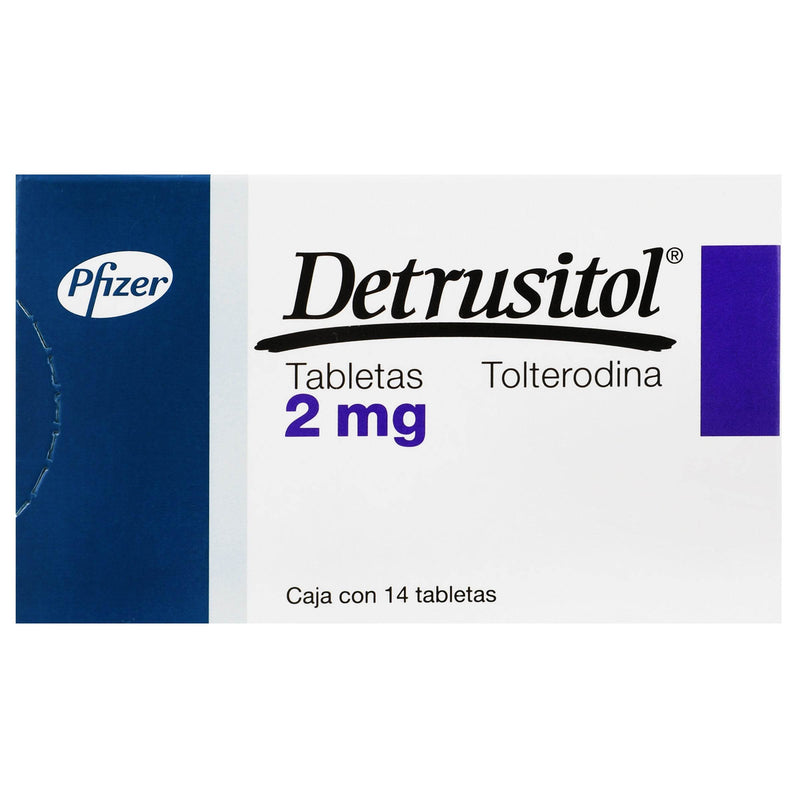 Detrusitol 2Mg Con 14 Tabletas (Tolterodina) - WeCare Pharma