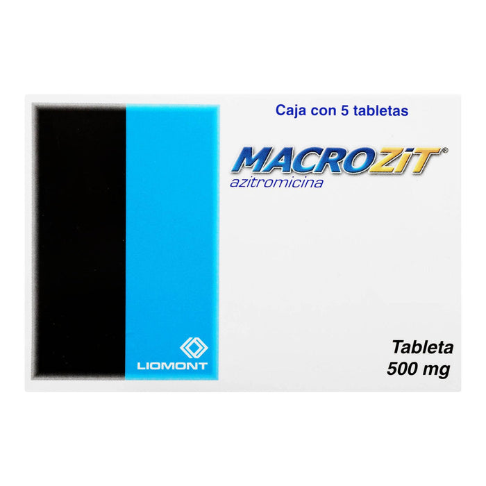 Macrozit 500Mg Con 5 Tabletas (Azitromicina) - WeCare Pharma