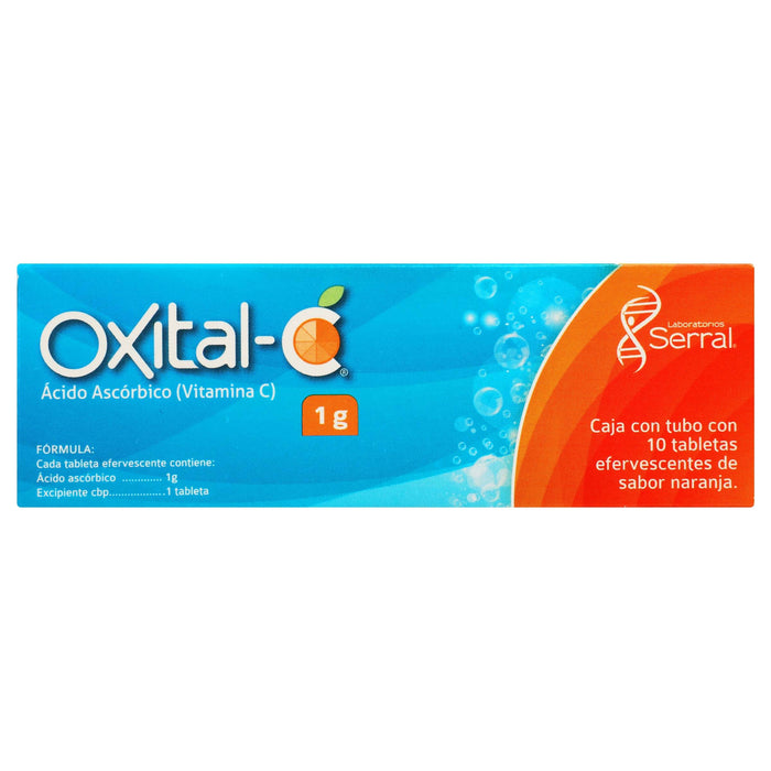 Oxital-C 1G Con 10 Tabletas (Acido Ascorbico) - WeCare Pharma