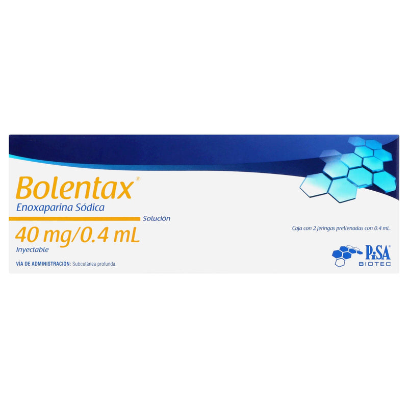 Bolentax Jeringa 40Mg Con 2 (Enoxaparina Sodica) - WeCare Pharma