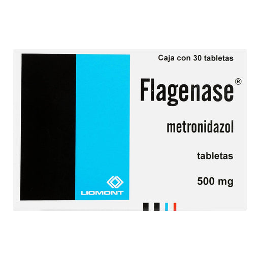 Flagenase 500Mg Con 30 Tabletas (Metronidazol) - WeCare Pharma