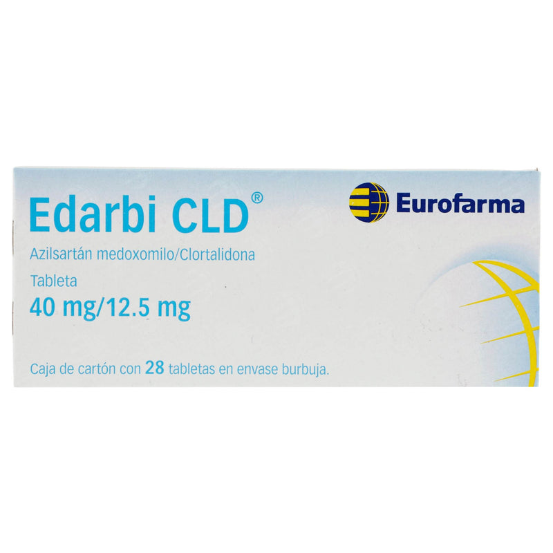Edarbi Cld 40Mg/12.5Mg Con 28 Tabletas (Azilsartan Medoxomilo/Clortalidona) - WeCare Pharma