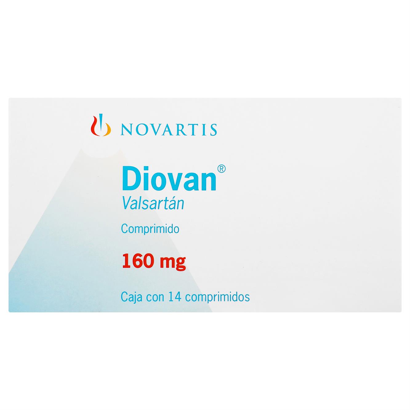 Diovan 160Mg Con 14 Comprimidos (Valsartan) 1 - 7501094913885