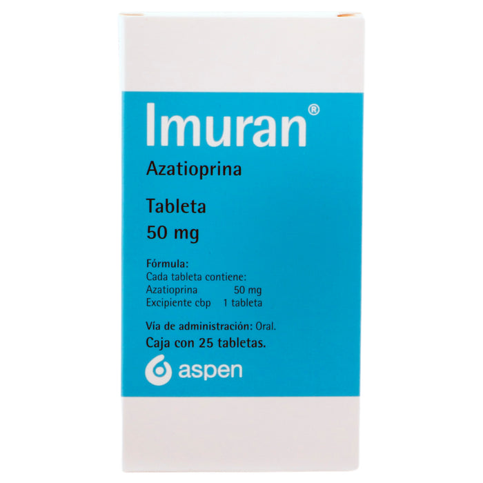 Imuran 50Mg Con 25 Tabletas (Azatioprina) 1 - 7502253072979