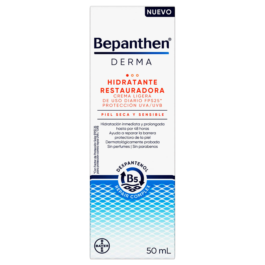 Bepanthen Crema Hidratante Restauradora Fps25 50Ml 1 - 7501008499559