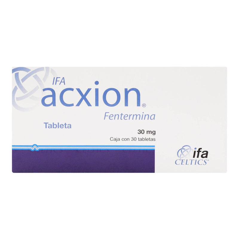 Ifa Acxion (Fentermina) Tabletas 30Mg Con 30 - WeCare Pharma