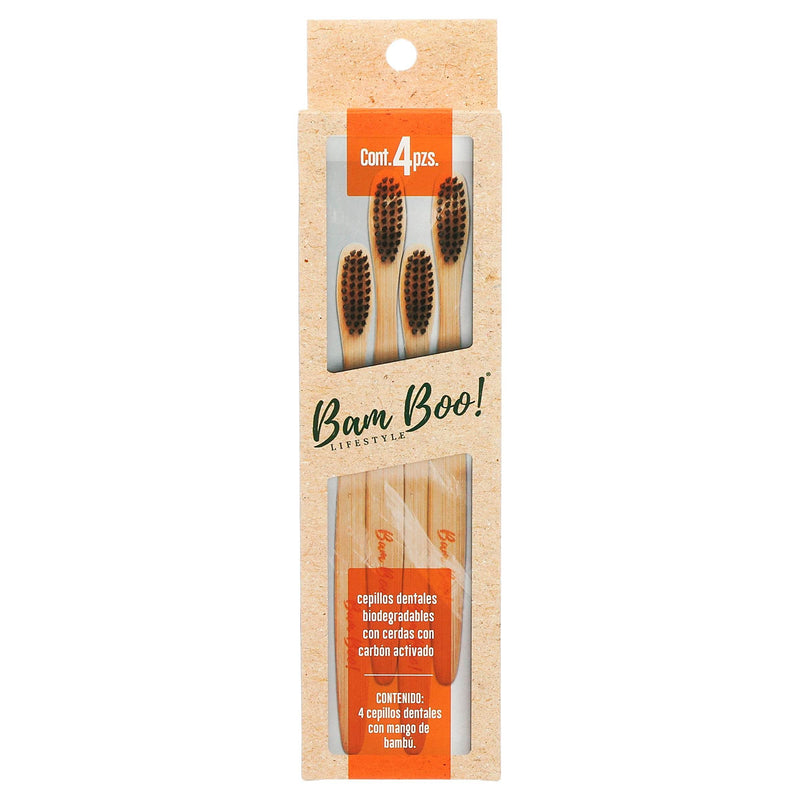 Bam Boo Cepillo Dental Ad Con 4 - WeCare Pharma