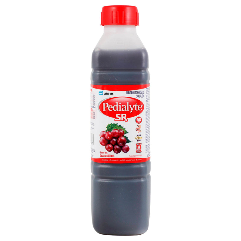 Pedialyte Sr60 Frasco 500Ml Uva (Electrolitos Orales) - WeCare Pharma