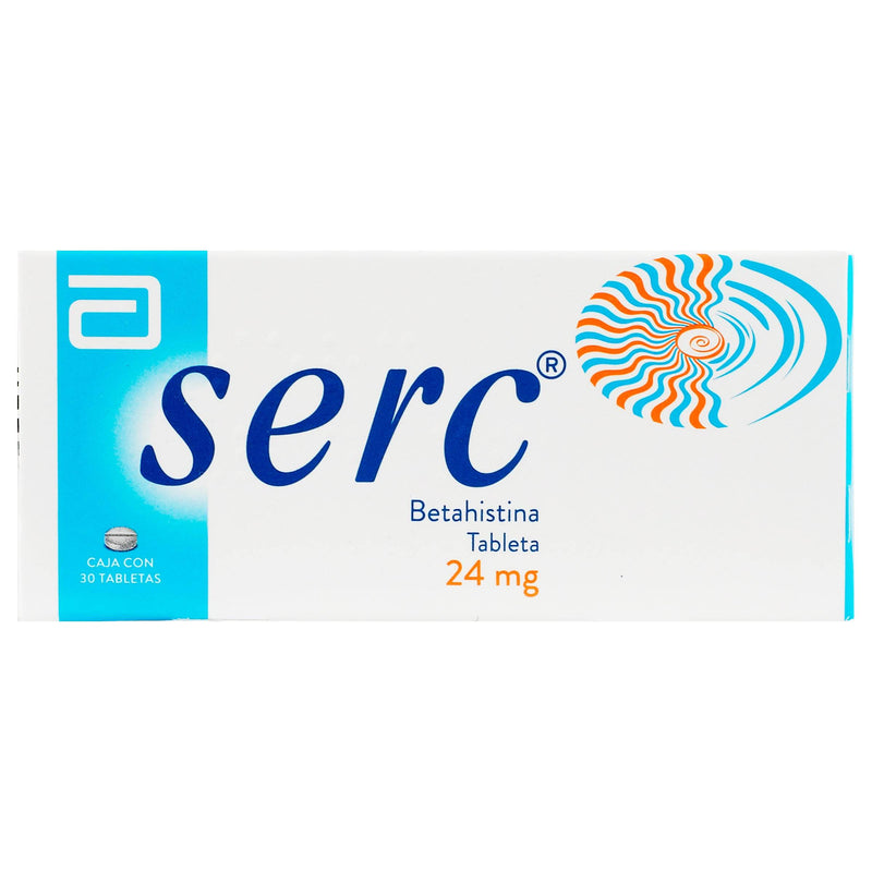 Serc 24Mg Con 30 Tabletas (Betahistina) - WeCare Pharma