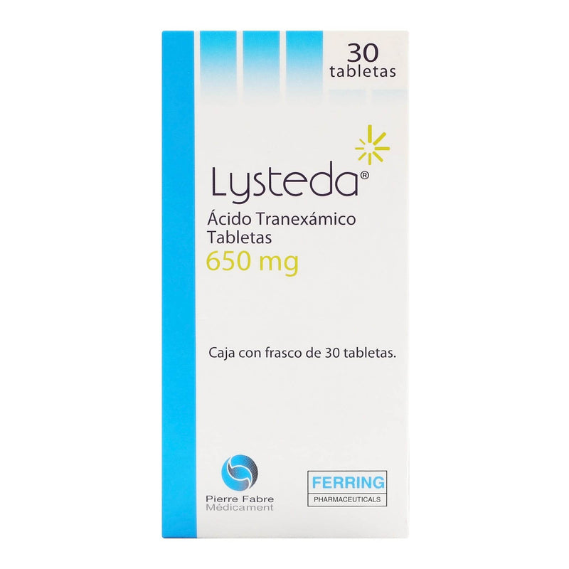 Lysteda 650Mg Con 30 Tabletas (Acido Tranexamico) - WeCare Pharma