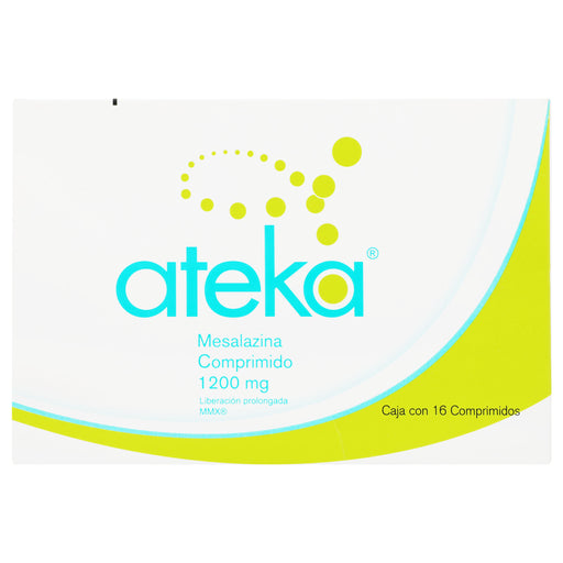 Ateka 1200Mg Con 16 Comprimidos (Mesalazina) 1 - 8020030000032