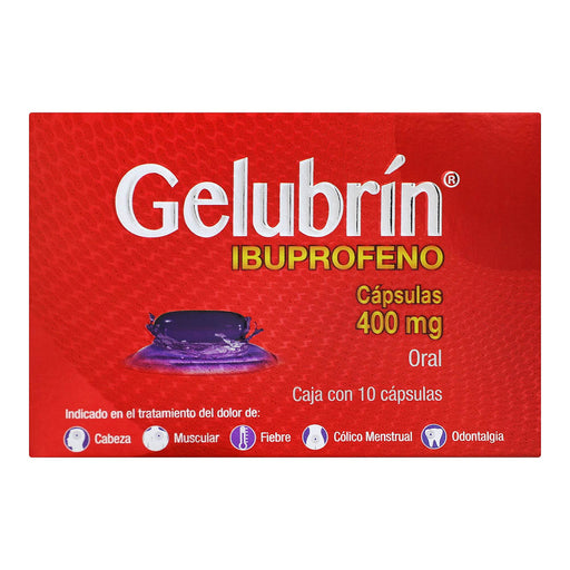 Gelubrin 400Mg Con 10 Capsulas (Ibuprofeno) - WeCare Pharma