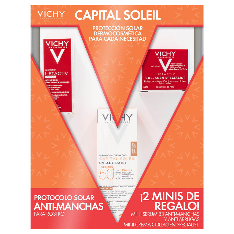 Vichy Kit Capital Uv Age Con Color Fps50 50Ml +Mini Liftavtiv - WeCare Pharma