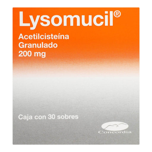 Lysomucil Sobre Gran 200Mg Con 30 (Acetilcisteina) - WeCare Pharma