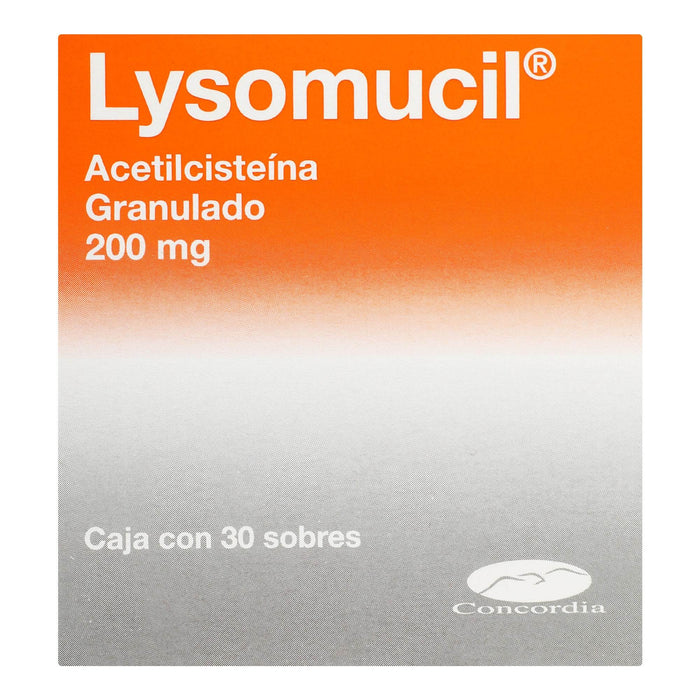 Lysomucil Sobre Gran 200Mg Con 30 (Acetilcisteina) - WeCare Pharma