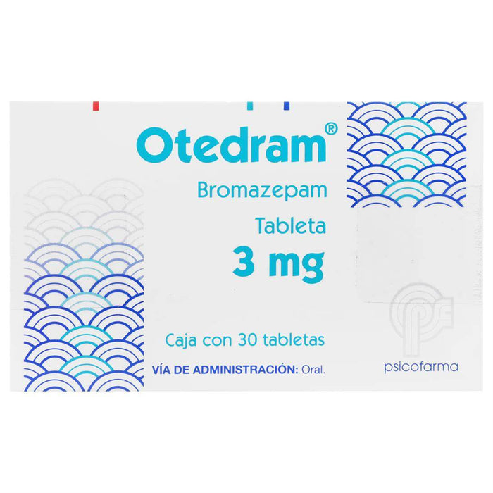 Otedram (Bromazepam) Tabletas 3Mg Con 30 - WeCare Pharma