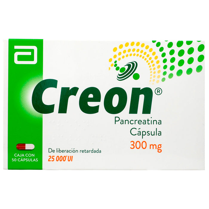 Creon 300Mg Con 50 Capsulas (Pancreatina) 1 - 7501033957956