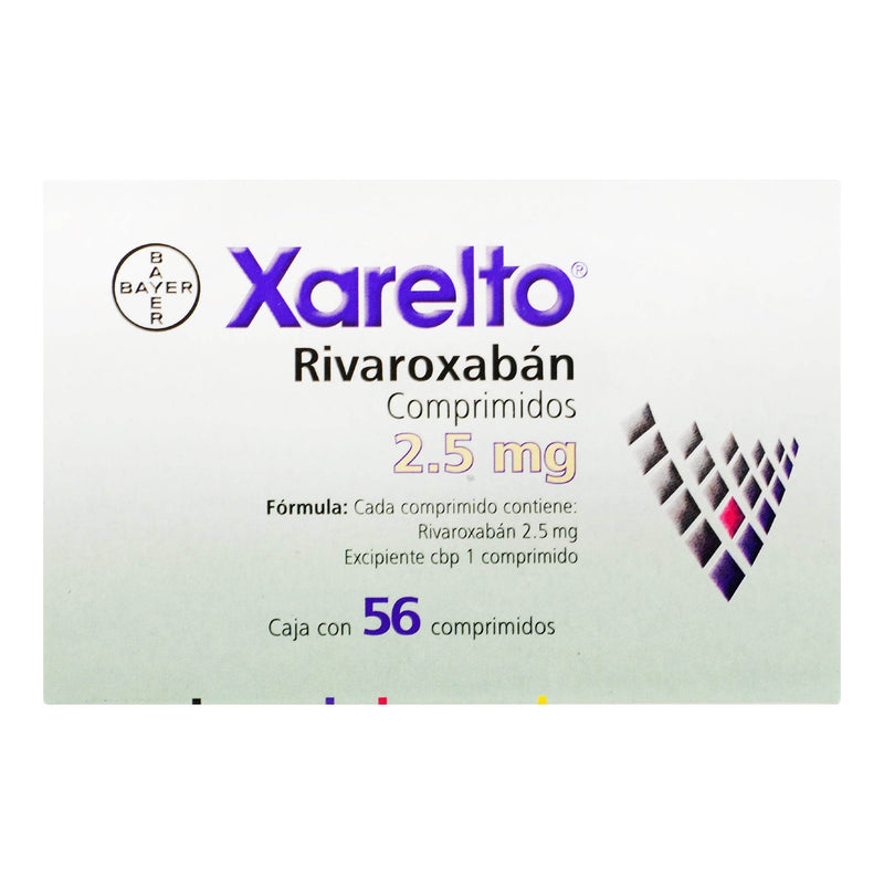 Xarelto 2.5Mg Con 56 Comprimidos (Rivaroxaban) - WeCare Pharma