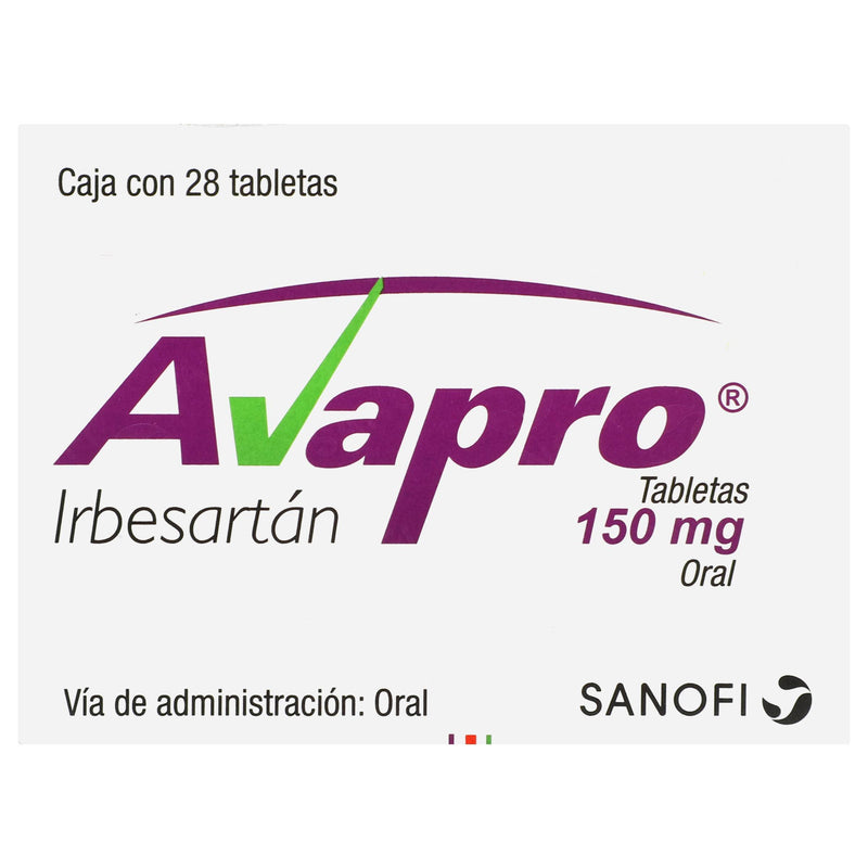 Avapro 150Mg Con 28 Tabletas (Irbesartan) - WeCare Pharma