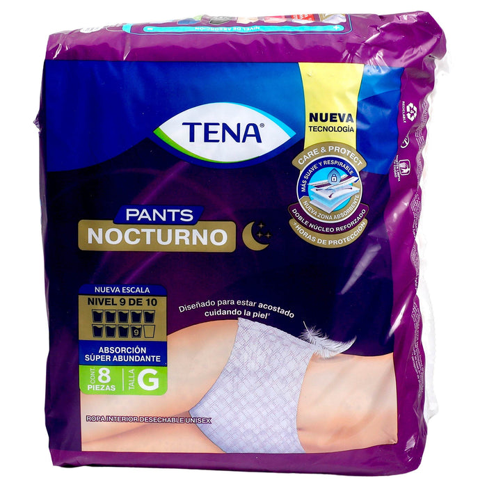 Tena Calz Pants Nocturno Grande Con 8 - WeCare Pharma