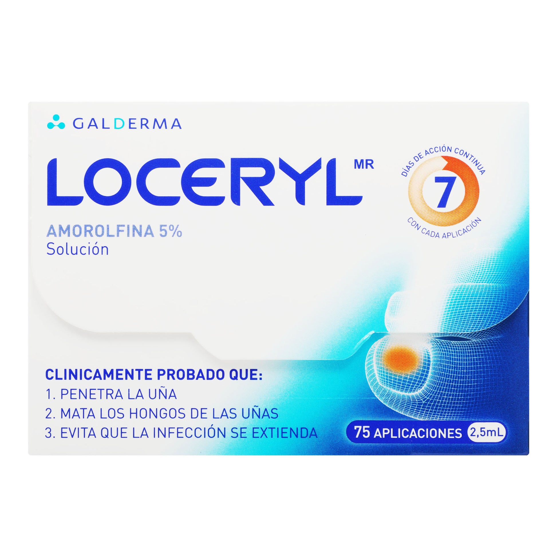 Loceryl Solucion 5% 2.5Ml (Amorolfina) 1 - 3499320002523