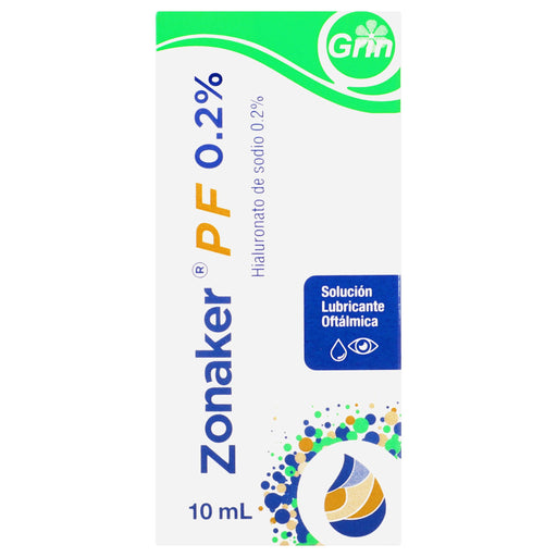 Zonaker Pf (Hialuronato De Sodio) Sol Oft 0,2% 10Ml 008400009654 1