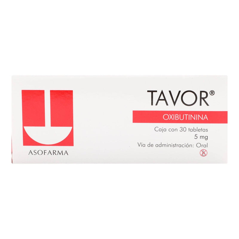 Tavor 5Mg Con 30 Tabletas (Oxibutinina) - WeCare Pharma