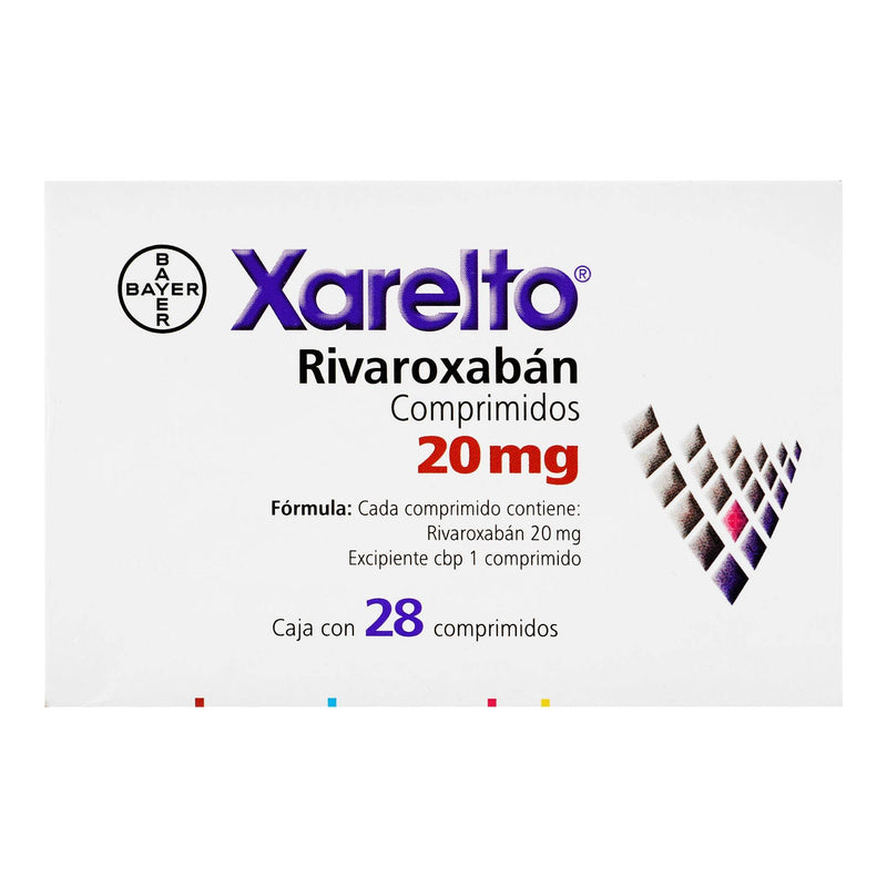 Xarelto 20Mg Con 28 Comprimidos (Rivaroxaban) - WeCare Pharma