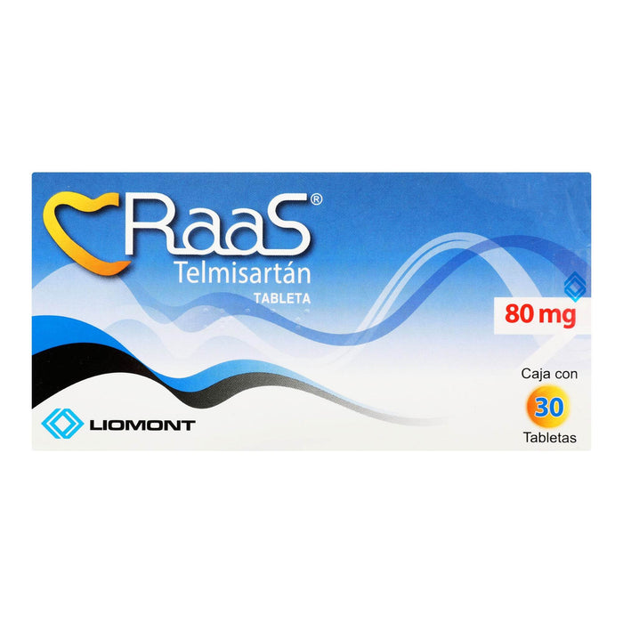 Raas (Telmisartan) Tabletas 80Mg Con 30 - WeCare Pharma