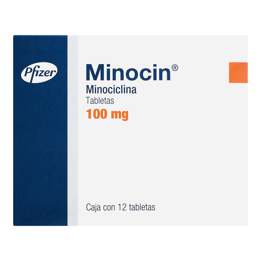 Minocin 100Mg Con 12 Tabletas (Minociclina) 1 - 7501228300291