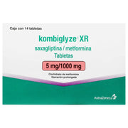 Kombiglyze Xr 5Mg/1000Mg Con 14 Tabletas (Saxagliptina/Metformina) - WeCare Pharma