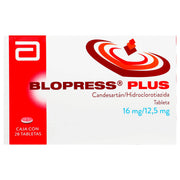Blopress Plus 16Mg/12.5Mg Con 28 Tabletas (Candesartan/Hidroclorotiazida) - WeCare Pharma