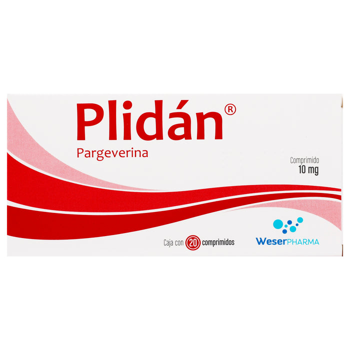 Plidan Grageas 10Mg Con 20 (Pargeverina) 1 - 7501300408259