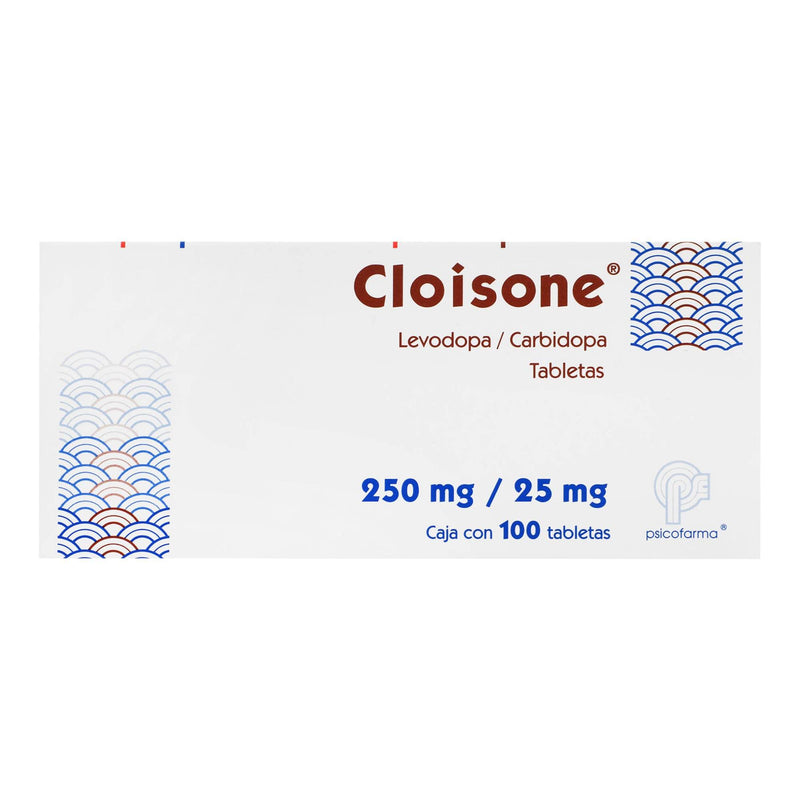 Cloisone 250Mg/25Mg Con 100 Tabletas (Levodopa/Carbidopa) - WeCare Pharma
