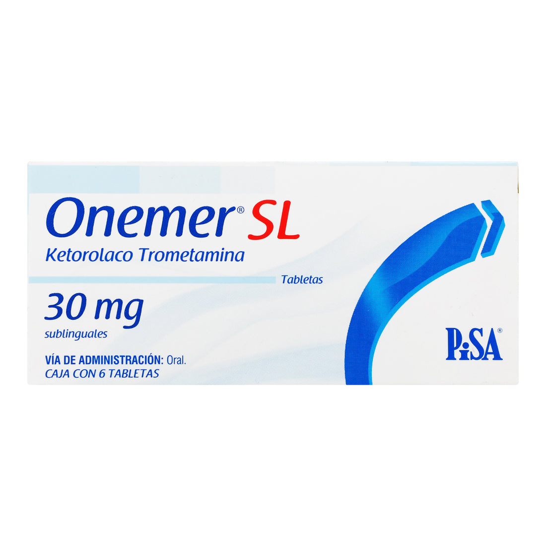 Onemer Sl 30Mg Con 6 Tabletas (Ketorolaco) 1 - 7501125135460