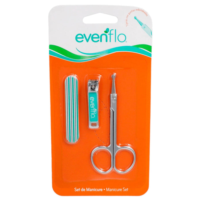 Set Manicure Bebe 3 Pza Evenflo - WeCare Pharma
