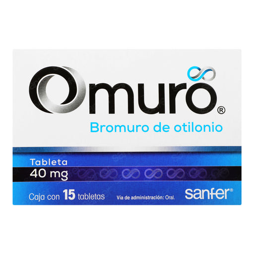 Omuro 40Mg Con 15 Tabletas (Bromuro De Otilonio) 1 - 7501070636517