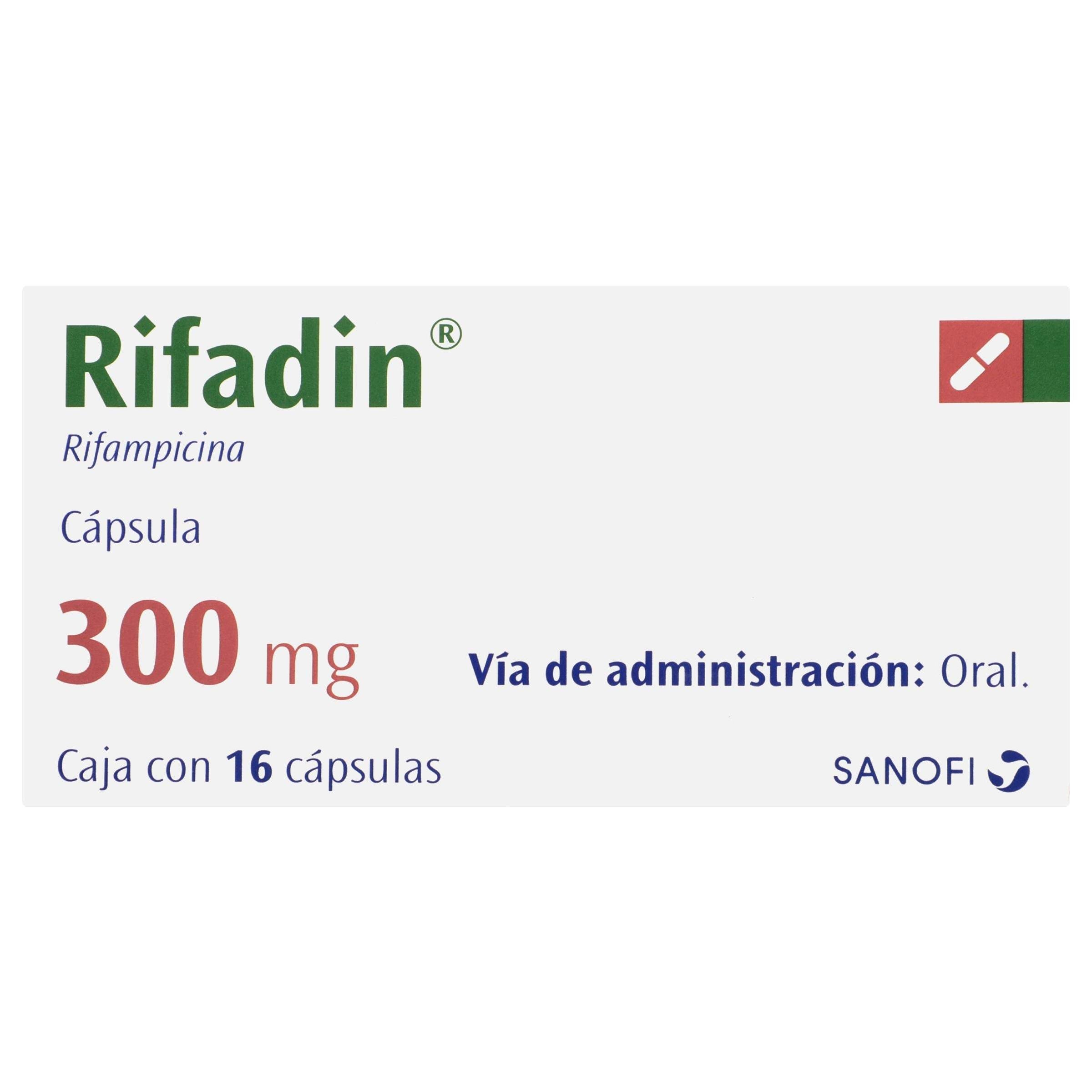 Rifadin 300Mg Con 16 Capsulas (Rifampicina) — WeCare Pharma